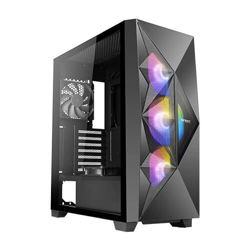 Antec DF800 Flux mid-tower ATX gaming cabinet (Black).