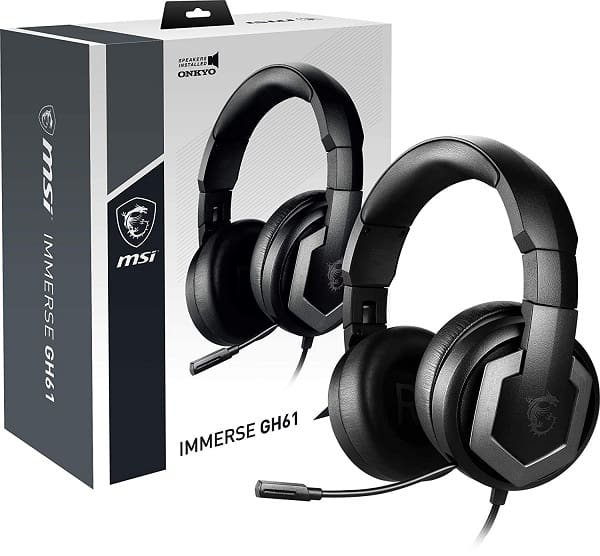 Msi Immerse Gh61 Hi-Res Virtual 7.1 Surround Sound Gaming Headphone