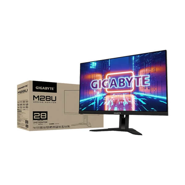 Gigabyte M28U 28-inch 4K UHD IPS Panel 144Hz Gaming Monitor with KVM Functionality