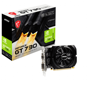 MSI GEFORCE GT 730 4GB DDR3 GRAPHICS CARD (N730K-4GD3/OCV1)