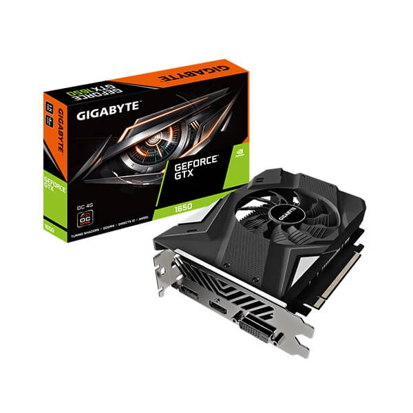 Gigabyte GTX 1650 D6 OC 4GB GDDR5 Graphics Card (GV-N1656OC-4GD)