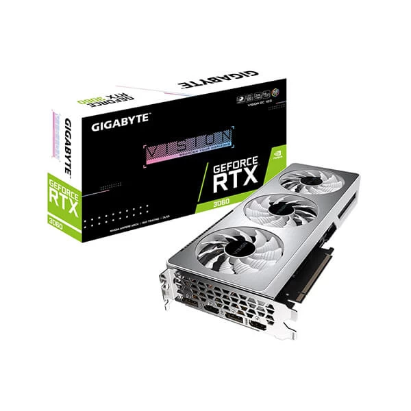 GIGABYTE RTX 3060 VISION OC 12GB GDDR6 LHR GRAPHICS CARD (GV-N3060VISION OC-12GD)