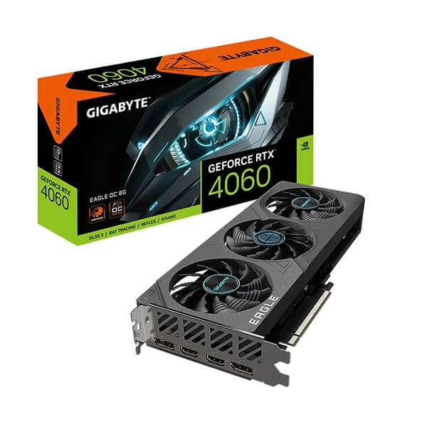 Gigabyte GeForce RTX 4060 Eagle OC 8Gb GDDR6 Graphics Card