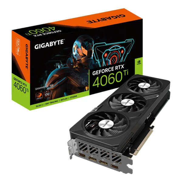 Gigabyte GeForce RTX 4060Ti Gaming OC 16Gb GDDR6 Graphics Card