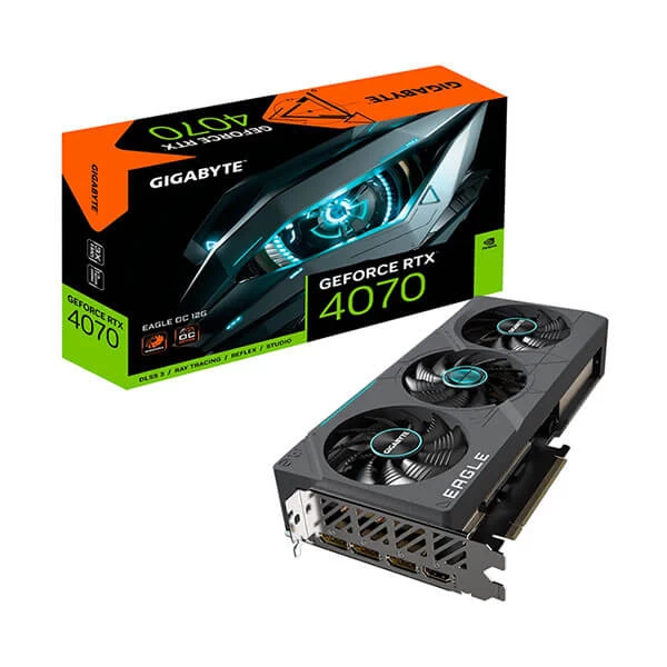 GIGABYTE GeForce RTX 4070 Eagle OC 12GB GDDR6X Graphics Card