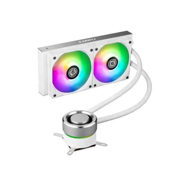 Lian Li Galahad 240 ARGB Liquid Cooler (White).