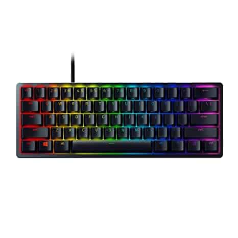 Razer Huntsman Mini 60% Optical Gaming Keyboard – Clicky Purple Switch