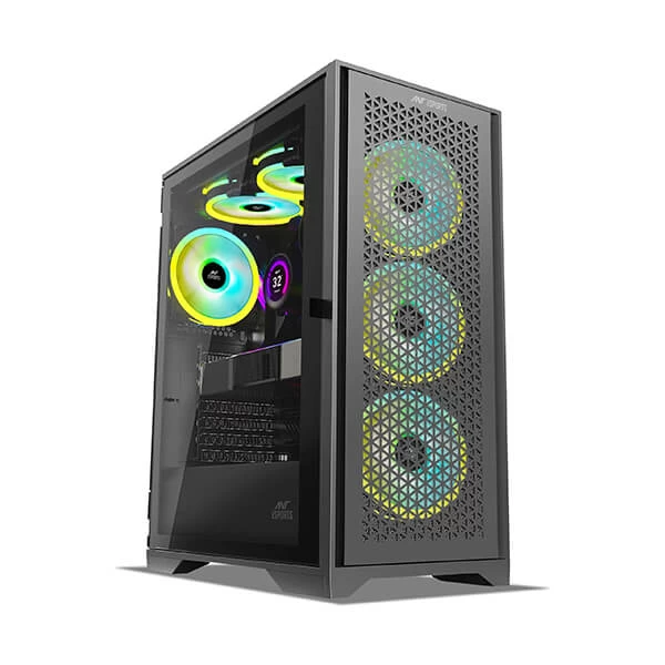 Ant Esports ICE 4000 RGB Mid Tower ATX Gaming Cabinet (black)