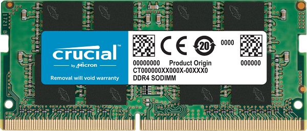 Crucial 4GB DDR4-2666 SODIMM Laptop RAM (CT4G4SFS8266)