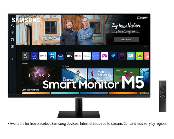 Samsung M5 27-inch Full HD VA Panel Smart Monitor (LS27BM500EWXXL)