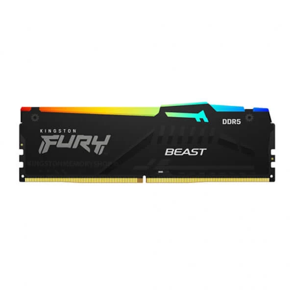 Kingston Fury Beast RGB 32GB (32GB x 1) 5200MHz DDR5 Desktop RAM