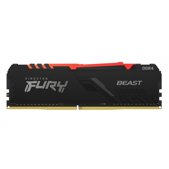 Kingston Fury Beast 16GB DDR4 RGB 3200MHz Non-ECC Desktop RAM (KF432C16BBA/16)