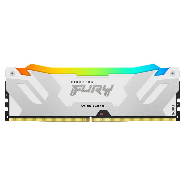 Kingston Fury Renegade RGB 32GB 6000MHz (32GB x 1) DDR5 CL32 Desktop Memory (White)