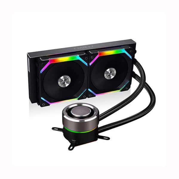 Lian Li Galahad 240 ARGB UniFan SL Edition 240mm AIO liquid CPU cooler (Black).