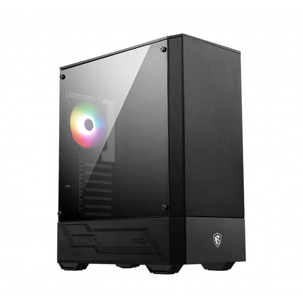 Msi Mag Forge 110R ARGB ATX Mid-Tower Cabinet with Transparent Side Panel (Black)