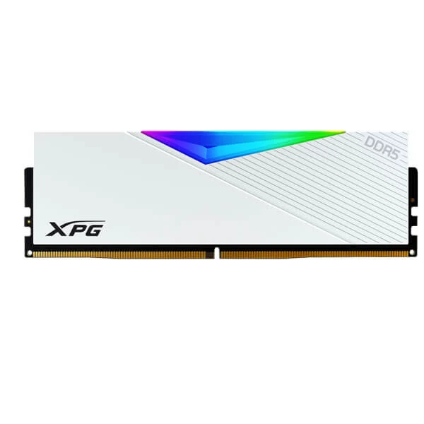 Adata XPG Lancer RGB White 32GB (32gb X 1) 6000mhz DDR5 CL30 Desktop Memory (White)