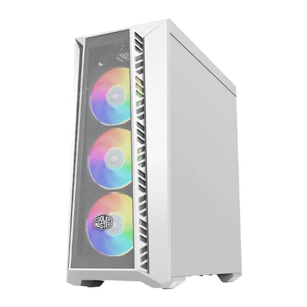 Cooler Master Masterbox MB520 ARGB Mesh (E-ATX) Mid-Tower Cabinet (White)