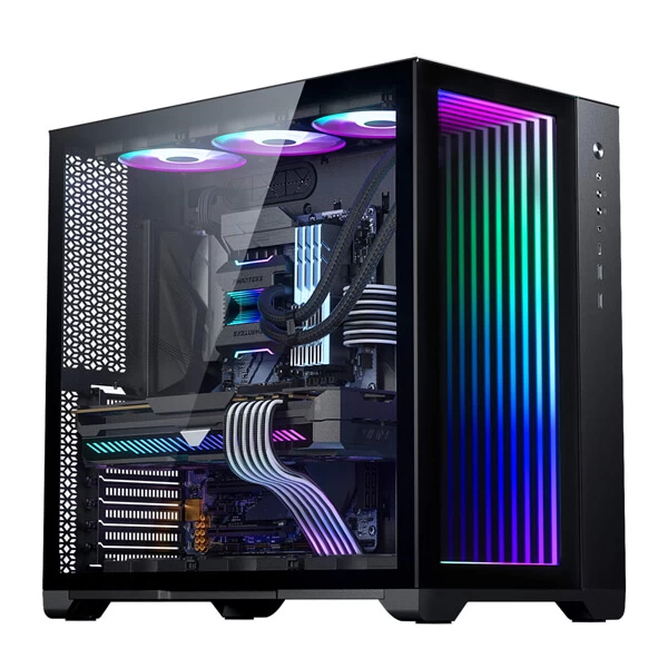 Phanteks MagnumGear Neo Qube 2 Infinity Mirror RGB E-ATX Mid-Tower Gaming Cabinet (Black)