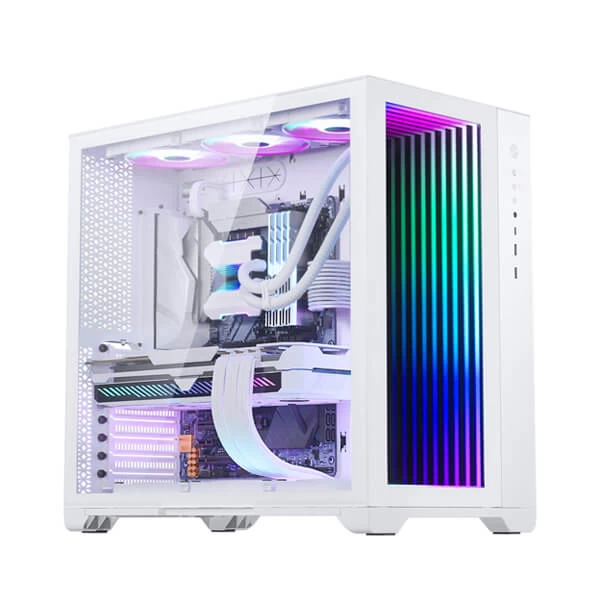 Phanteks MagnumGear Neo Qube 2 Infinity Mirror RGB E-ATX Mid-Tower Gaming Cabinet (White)