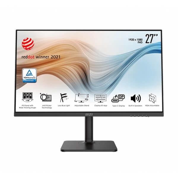 MSI Modern MD271P 27-inch IPS 75Hz Business Monitor with HDMI, Type-C, and Pivot