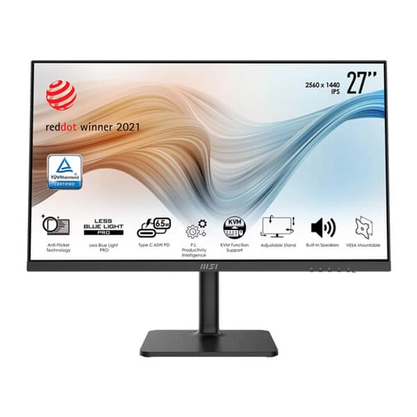 MSI Modern MD272QP 27-Inch QHD 75hz IPS Panel Gaming Monitor