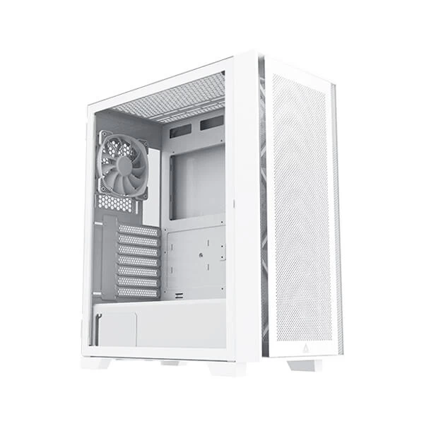 Montech Air 1000 Lite White Mid-Tower ATX Gaming Cabinet (White)