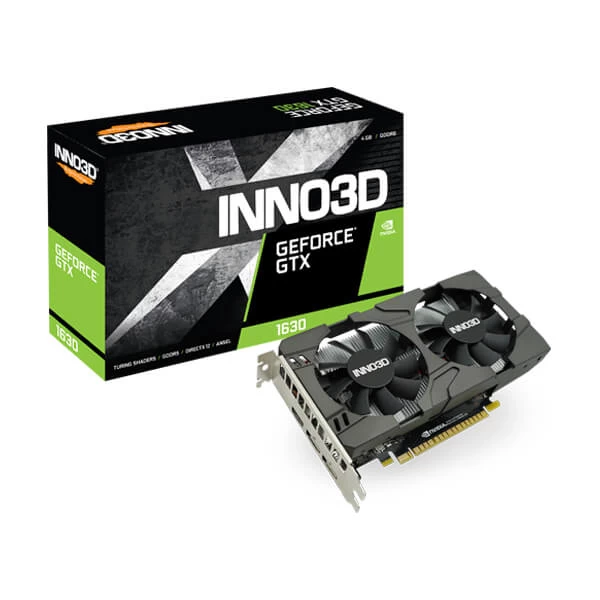 Inno3D GTX 1630 Twin X2 OC 4GB GDDR6 Graphics Card