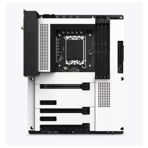 NZXT N7 Z790 WiFi DDR5 Intel 13th and 12th Gen LGA 1700 ATX Motherboard (White)