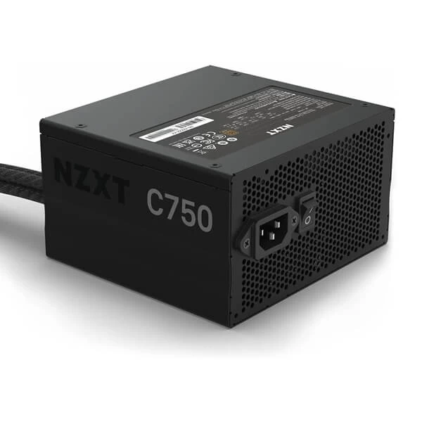 NZXT C750 Bronze-750 Watt 80 Plus Bronze Certified Semi-Modular ATX Power Supply