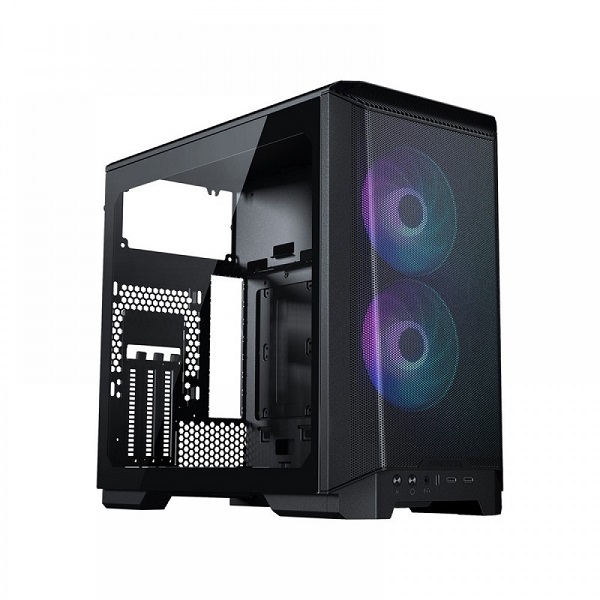 Phanteks Eclipse P200 D-RGB Mini ITX Cabinet with Side Tempered Glass (Black)