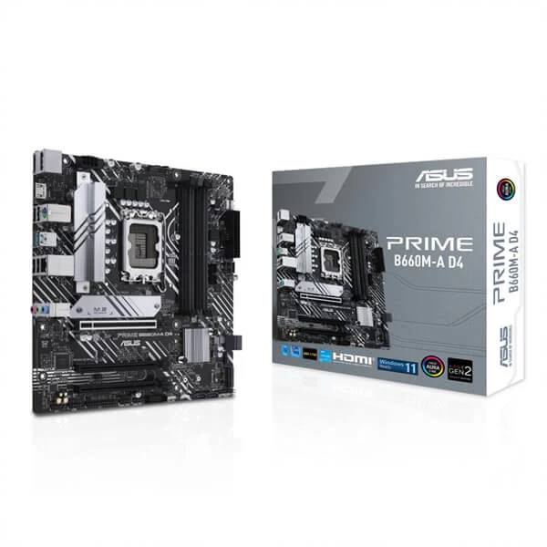 ASUS Prime B660M-A D4 Intel 12th Gen LGA1700 DDR4 motherboard