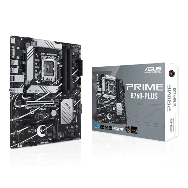 Asus Prime B760 Plus DDR5 Intel 13th/12th Gen LGA 1700 ATX motherboard