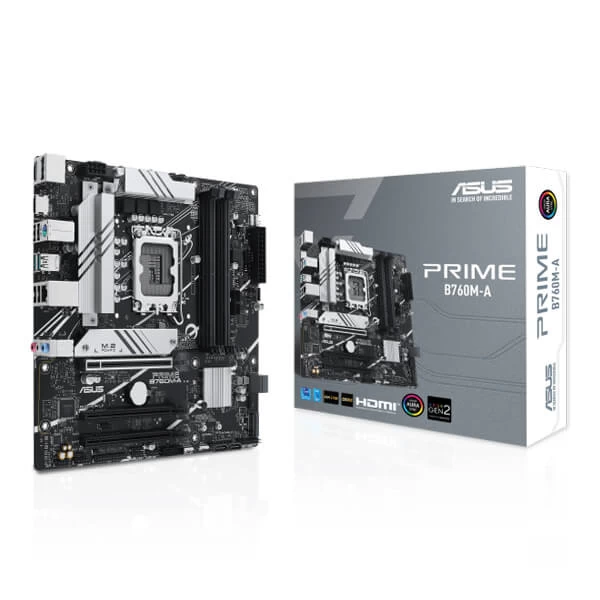 Asus Prime B760M-A DDR5 Intel 13th/12th Gen LGA 1700 M-ATX motherboard