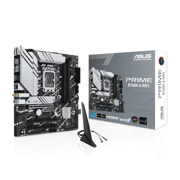 Asus Prime B760M-A WiFi DDR5 Intel 13th/12th Gen LGA 1700 M-ATX motherboard