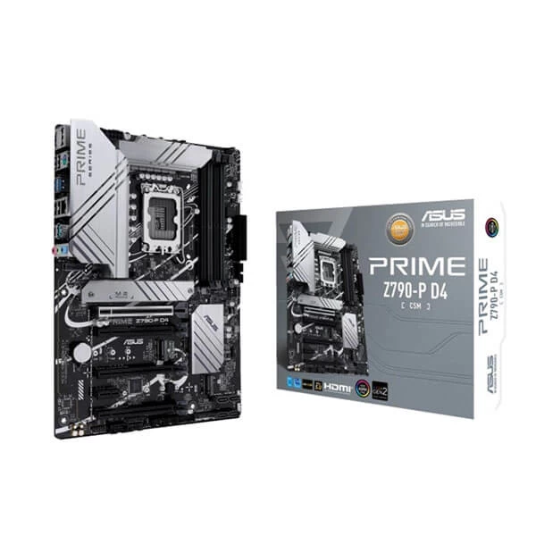 Asus Prime Z790-P D4 CSM Intel 13th And 12th Gen LGA 1700 M-ATX Motherboard