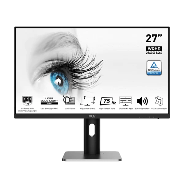 MSI Pro MP273QP 27-Inch QHD 75hz 1ms IPS Panel Monitor