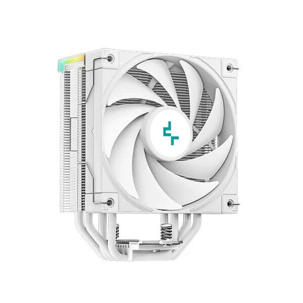 Deepcool AK400 Digital White 120mm CPU Air Cooler with Real-Time Status Screen Display