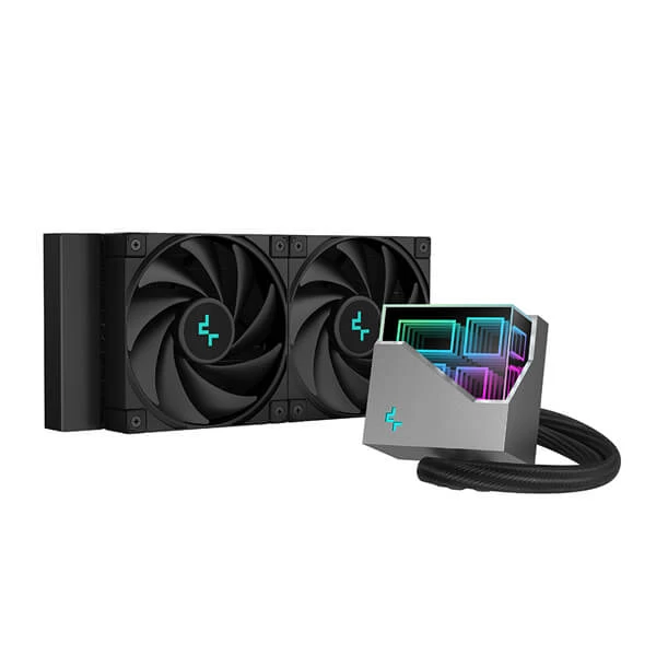 Deepcool LT520 Infinity ARGB 240mm All-In-One Liquid CPU Cooler (Black)