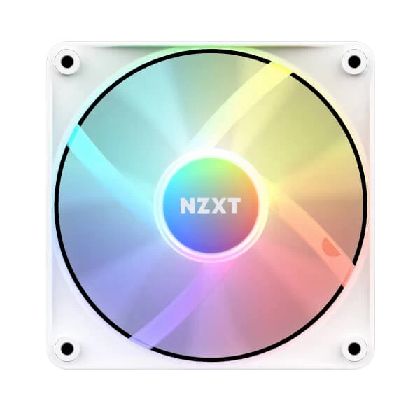 NZXT F120 Core RGB White 120mm Case Fans Single Pack