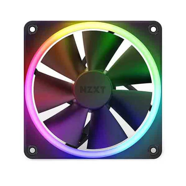 NZXT F120 RGB Duo Black 120mm PWM RGB Case Fan (Single Pack)