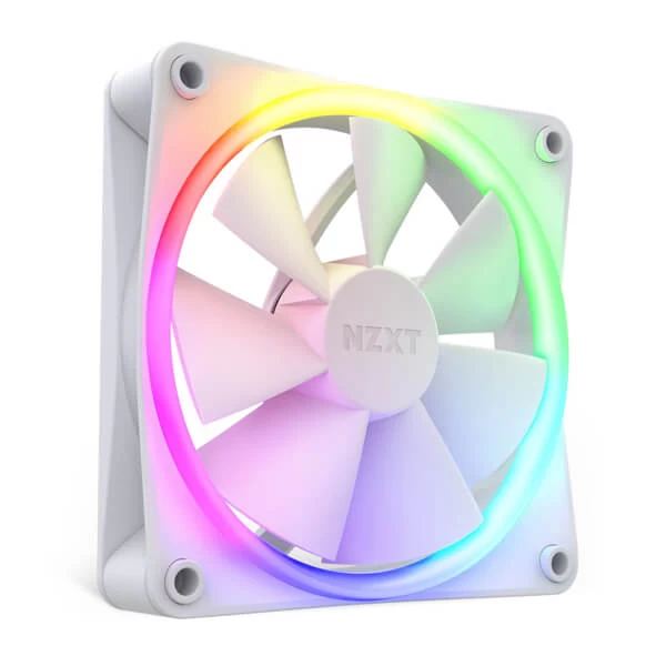 NZXT F120 RGB Duo White 120mm PWM RGB Case Fan (Single Pack)