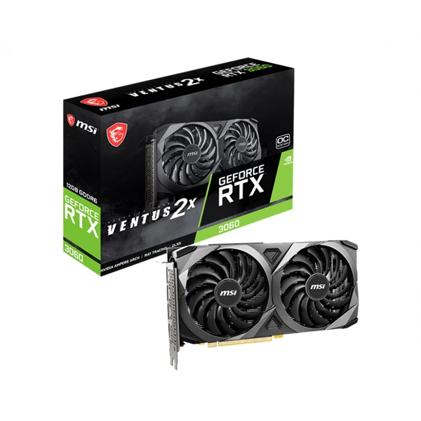 Msi GeForce RTX 3060 Ventus 2X OC 12GB Gaming Graphics Card