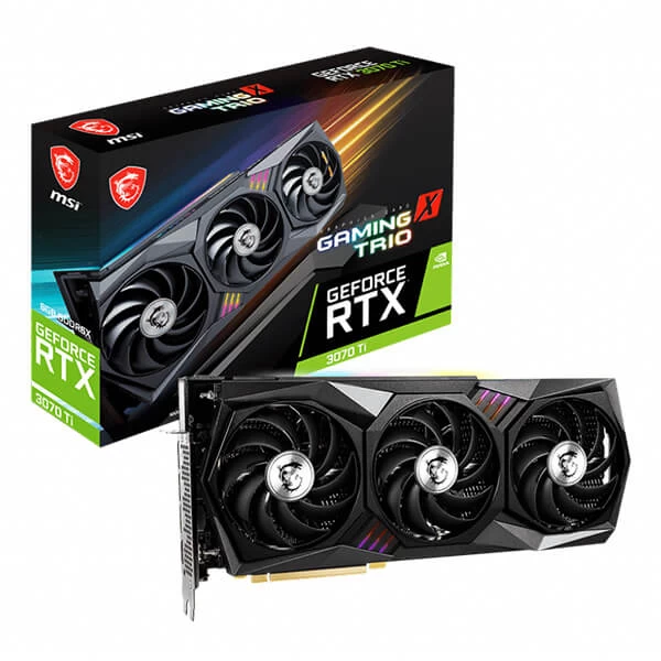 Msi GeForce RTX 3070Ti Gaming X Trio 8G GDDR6X Graphics Card