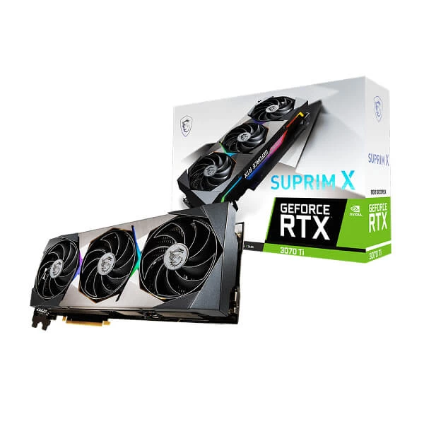 Msi GeForce RTX 3070Ti Suprim X 8GB GDDR6 LHR Graphics Card