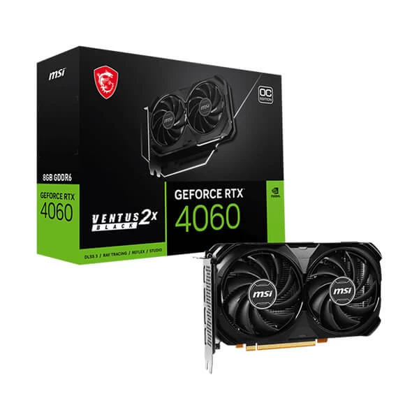 MSI RTX 4060 Ventus 2X OC Edition 8GB GDDR6 Graphics Card