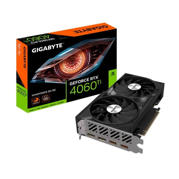 Gigabyte GeForce RTX 4060Ti Windforce OC 8Gb GDDR6 Graphics Card