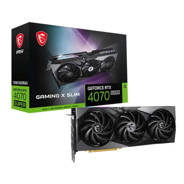 MSI GeForce RTX 4070 Gaming X Slim 12GB GDDR6 Graphics Card