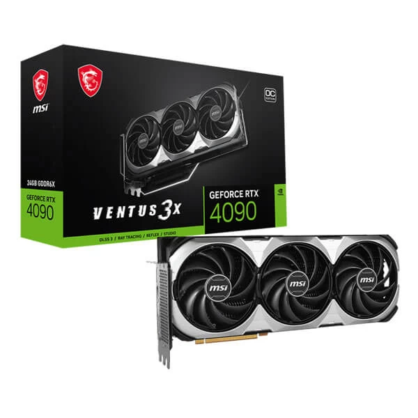 MSI GeForce RTX 4090 Ventus 3X E 24GB GDDR6X OC Edition Graphics Card