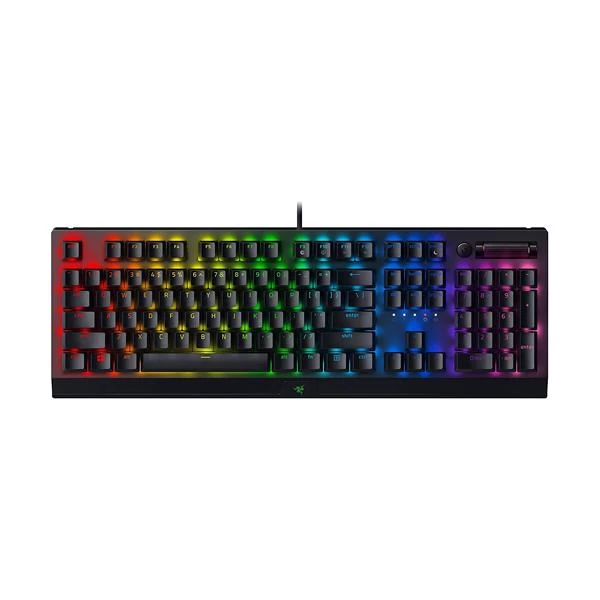 Razer BlackWidow V3 RGB Wired Mechanical Keyboard with Wrist Rest (Green Switches)