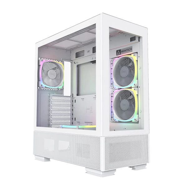 Montech Sky Two ARGB Mid-Tower Cabinet (Pristine White)